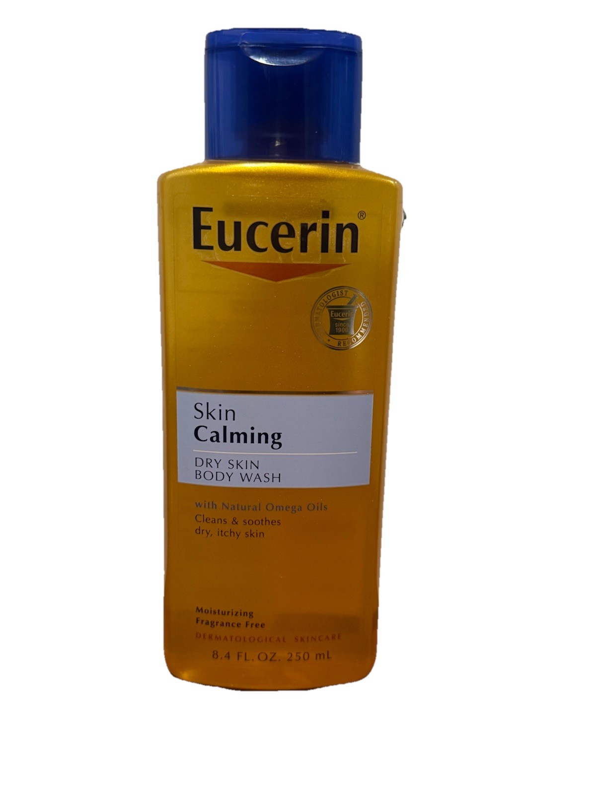 Eucerin Skin Calming Dry Skin Body Wash Sensitive Skin Fragrance Free 8.4 fl oz