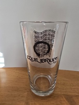 Equilibrium Brewery New York 16oz Pint Glass Set of 4 Beer Glass New