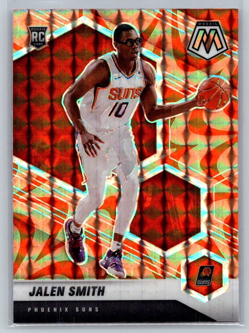 2020-21 Panini Mosaic #228 Jalen Smith Mosaic Reactive Orange