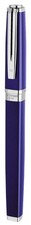 Waterman Exception Fountain Pen Slim Blue- 18k F Nib with Blue Ink Cartridge 