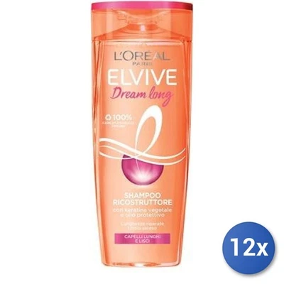 12x Bundle Elvive Shampoo Keratin Glatt Dream Long - Bild 1 von 3