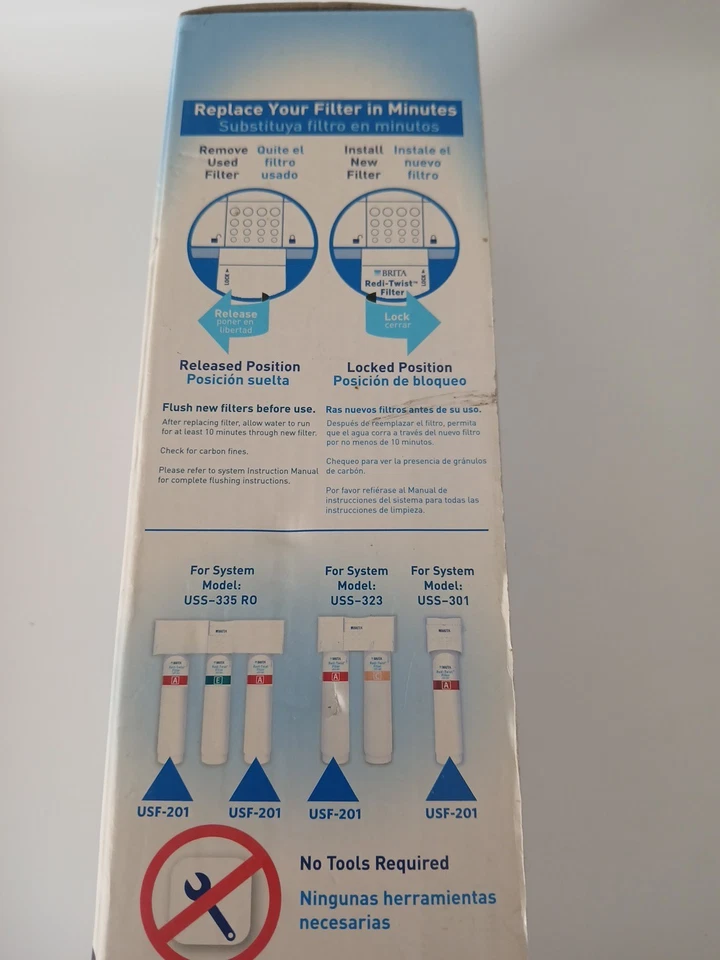 Brita USF-201 Under Sink Redi-Twist Replacement Filter Sealed Code B - Image 3 of 4