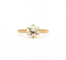 Shop No.3 Blaire 1.17ct Lab Grown Diamond 14K Gold Ring Size 5.5