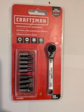CRAFTSMAN RATCHETING OFFSET SCREWDRIVER  1/4  10 PIECE.   2