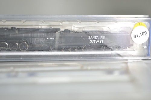 91109 Escala N BACHMANN 4-8-4 NORTH ATSF SF SANTA FE | Zustand: Used