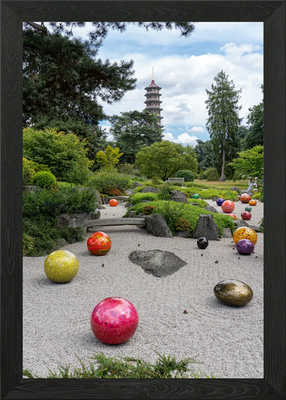 #ad Kew Gardens Framed Wall Art Poster Canvas Print Picture GBP 34.95