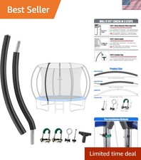 Trampoline Poles Replacement, Universal Trampoline Replacement Enclosure Pole...