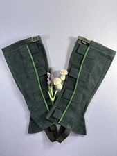 Barnstable Riding Ladies Blue Suede Calf/Half Chaps Size Large