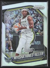 2025 Panini Prizm WNBA Myisha Hines-Allen #96 Silver Prizm Dallas Wings