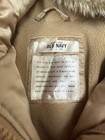 VINTAGE Y2K OLD NAVY SHINY GOLD PUFFER JACKET W/faux Fur Trim Hoodie Sz 7 Girls — photo 2