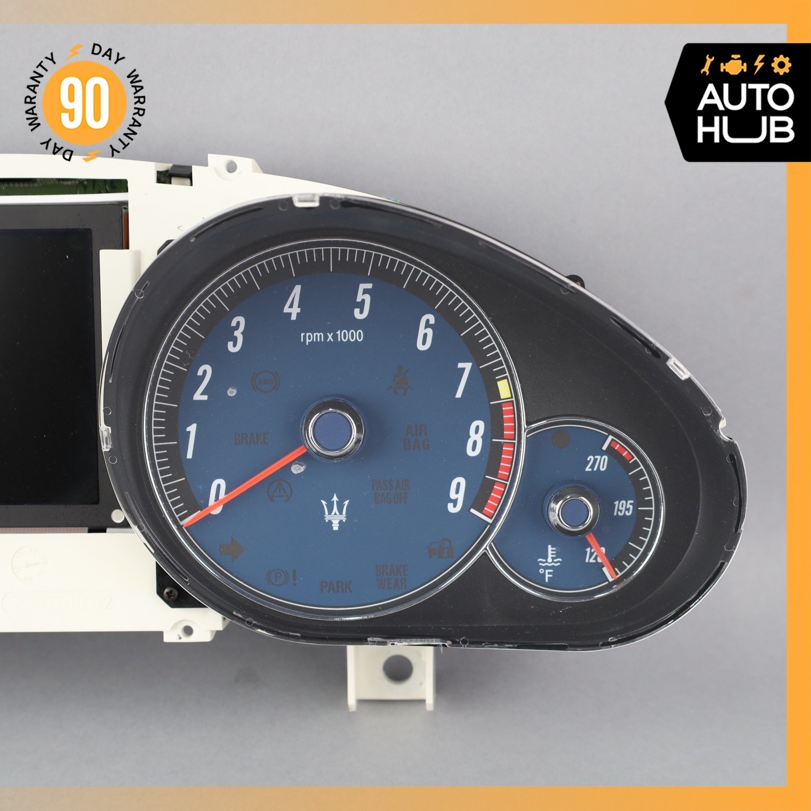 09-12 Maserati GranTurismo S M145 4.7L Instrument Cluster Speedometer OEM 45k