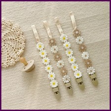 Clips para chupete de beb  Little Daisy, cadena para chupete, soporte para pez n