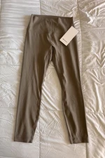 New Lululemon Align No Line HR High Rise Pant 25” Size 8 Washed Gray Leggings