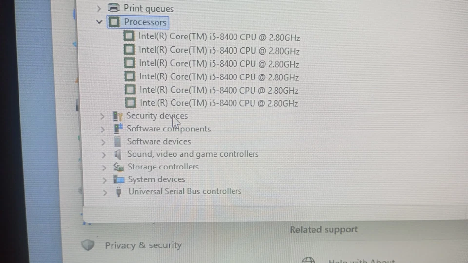 Dell OptiPlex 5260 AIO 21,5'' CPU i5-8400 + 16GB RAM, 256Gb SSD WIFI Windows 11 - Image 3 of 4