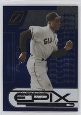 2005 Donruss Zenith Epix Blue Play 486/500 Willie Mays #E-25 HOF 19n6