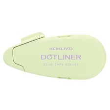KOKUYO Dot Liner Flick Bicolor Green Tape Runner Glue, Refillable, 6mm