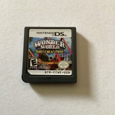 Wonder World Amusement Park (Nintendo DS, 2009) TESTED Cartridge Only