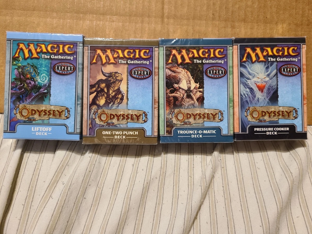 【新品セール】mtg オデッセイ　マジックザギャザリング4ＢＯＸ Magic: The Gathering Odyssey Sealed Collectible Card Game Decks