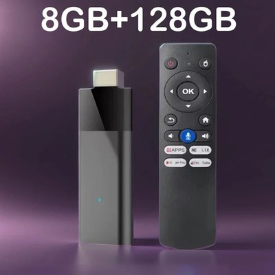 Q12 Mini TV Stick Android 16 ATV Ram ''8GB Rom 128GB'' Quad Core SmartTVBox