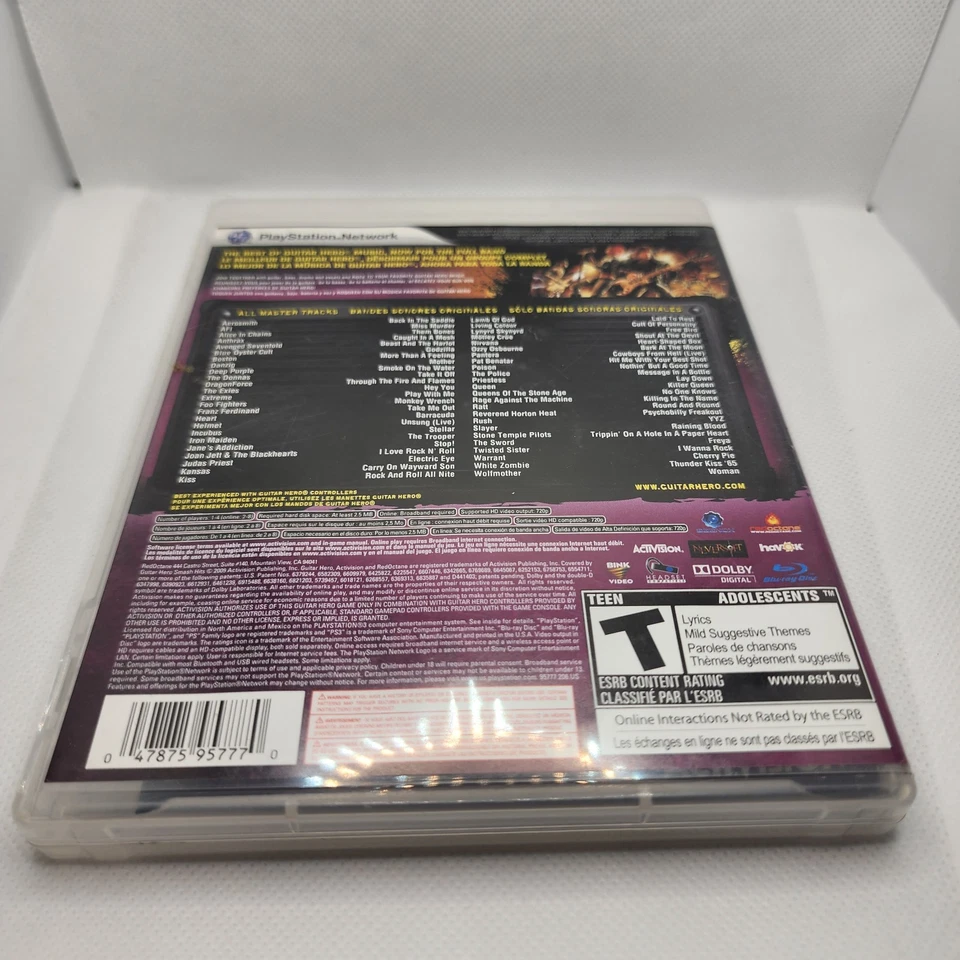 Guitar Hero Smash Hits Sony PlayStation 3 PS3 CIB Complete With Manual Tested - Image 2 of 4