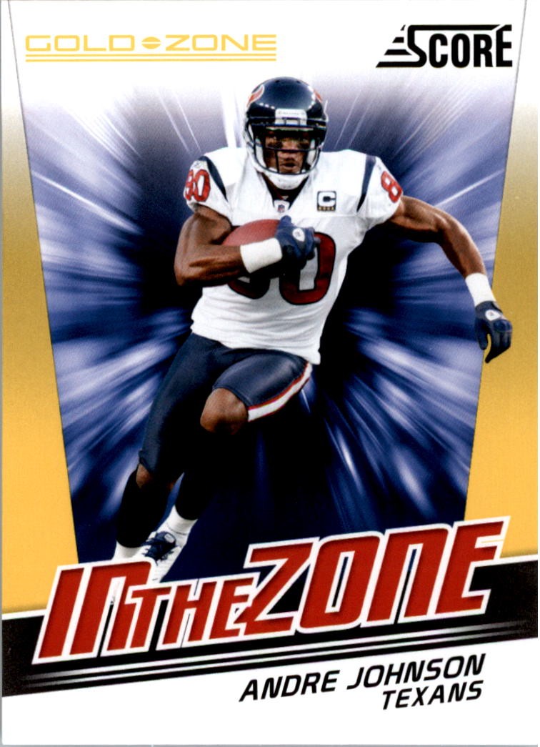 2011 Score In the Zone Gold Zone #1 Andre Johnson - FB