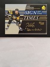 Upper Deck - 2019-2020 Sign of the Times - Jake Guentzel - SP Authentic Auto