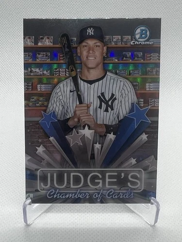 2025 Bowman Aaron Judge Chambers of Cards New York Yankees