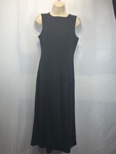 A New Day Black Sleeveless Midi Dress Size Small