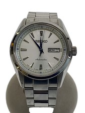 SEIKO Presage Daylight Automatic Watch Analog Stainless WHT SLV SS 4R36 03H0