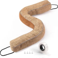 Door Draft Stopper,36 Inch Weighted Under Door Draft, Heavy Duty Soundproof Bott