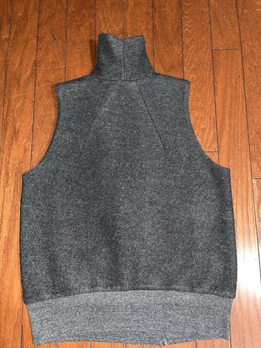 Alo Yoga Flat Iron Sherpa-Lined Athletic Vest Black Size Medium Fleece - Picture 4 of 8