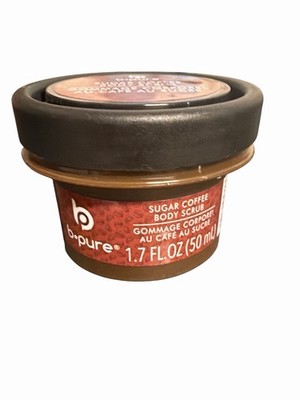 B-Pure Sugar Coffee Body Scrub 1.7oz 50mL Exfoliating Skin Polish