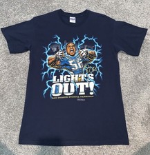 SHAWNE MERRIMAN LIGHTS OUT SHIRT 2008 SAN DIEGO CHARGERS AN57030