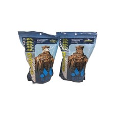 Competition Grade Non-Bio 6mm Airsoft BBS .25g 5000ct Seamless Finish Lot Of 2