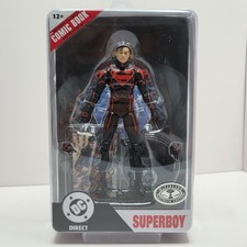 Superboy McFarlane Platinum Chase DC Direct Page Punchers 7    Figure with Comic