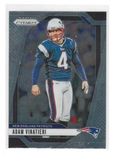 2024 Panini Prizm Adam Vinatieri Card #199 🏈New England Patriots🏈