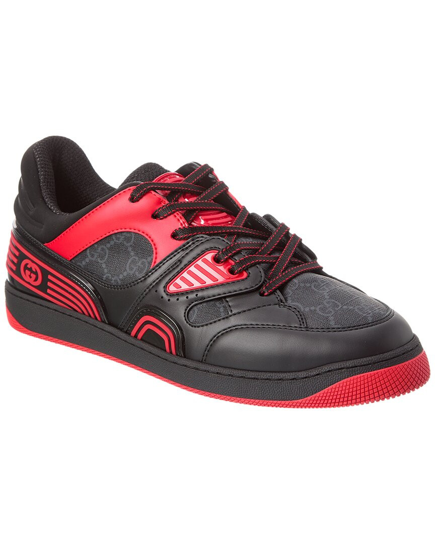 Мужские парусиновые кроссовки Gucci Basket Gg Supreme 127090₽