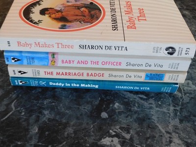Silhouette Romance Sharon De Vita lot of 4 Contemporary Romance Paperbacks
