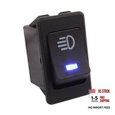 DC 12V 35A Fog Light Toggle Switch - Blue Light - On/Off