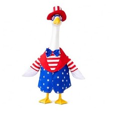 4th of July Porch Goose Outfits for 23 Inch Goose Statue, Patriotic Uncle Sam