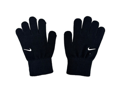 Nike Classic Logo Knit Gloves, Junior Handschuhe Gr. S/M, schwarz, neu