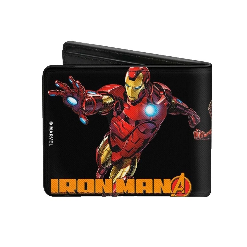 Carteras de Cuero de Imitación Multicolor para hombres con tarjeta de crédito