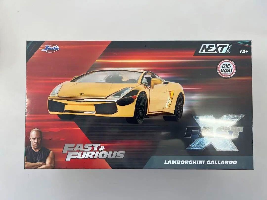 The Fast and the Furious Golden Lamborghini 1/24 scale
