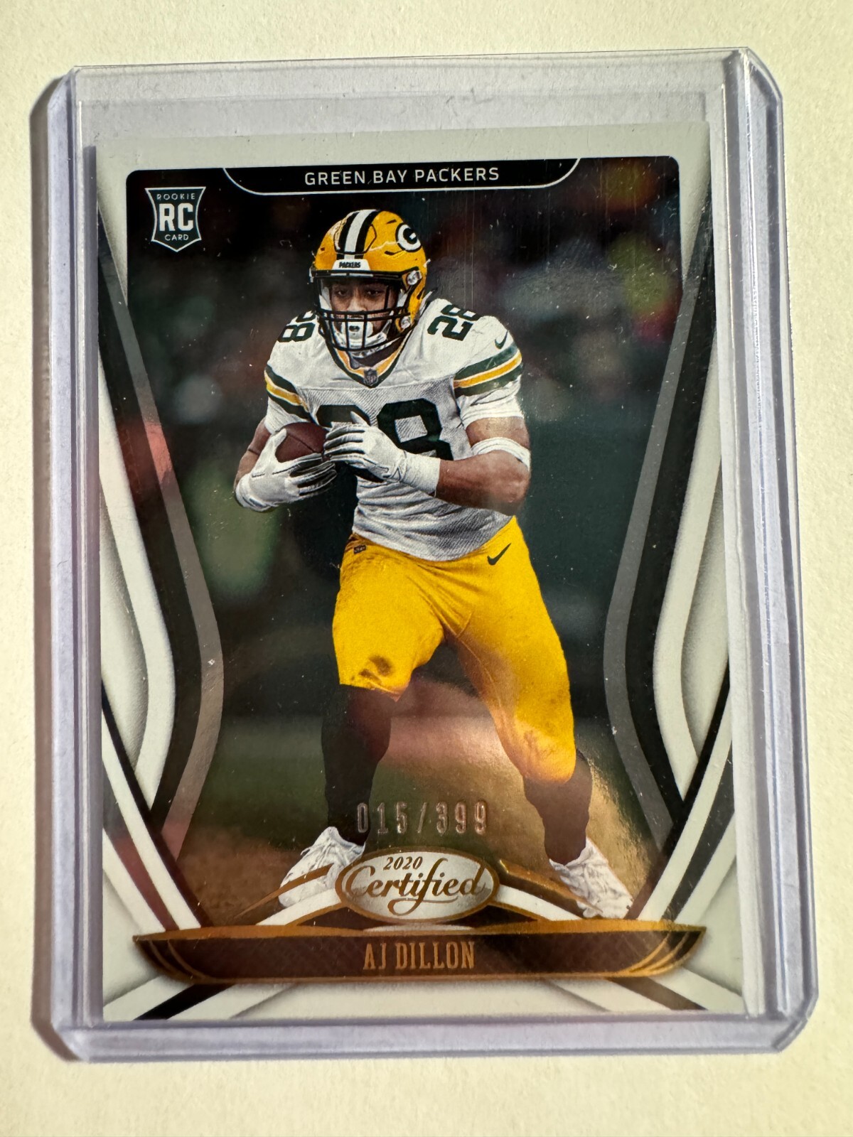 K192,417 - 2020 Certified #124 A.J. Dillon RC #/399