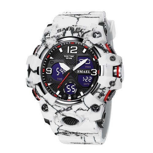 SMAEL Digital Wristwatches Military Men's Sports Watch Waterproof Analog Quartz - Picture 16 of 16