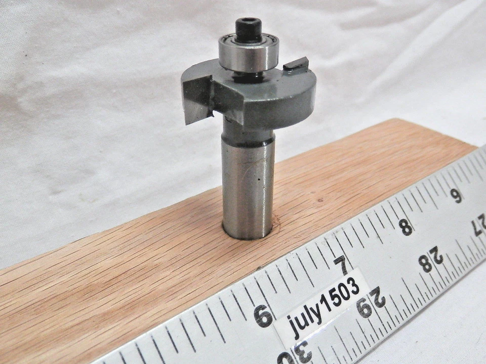 (1) NUEVO MLCS 3/8" Punta 1-1/4" D Rabbeting/Slot Carburo Broca 1/2" Vástago n4 Foto 2 de 4