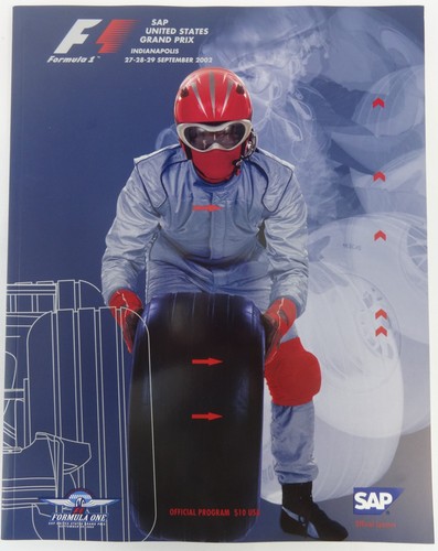 9 Formula-1 Indy United States Grand Prix Program Pre-Owned - Picture 4 of 7