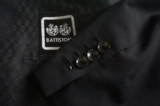 Battistoni Bespoke One Button Peak Lapel 2 Pc Tuxedo Jacket Pants Sz 52R BIG