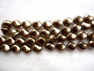 5 Swarovski  Crystal Pearls TWIST WAVE Bead 9,0 x 8,0 mm Art. 5826 FARBWAHL