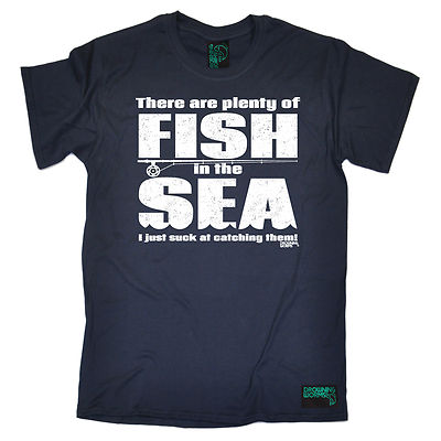 T-SHIRT There Are Plenty of Fish Angeln Köder Angler Karpfen lustiges Geschenk Geburtstag